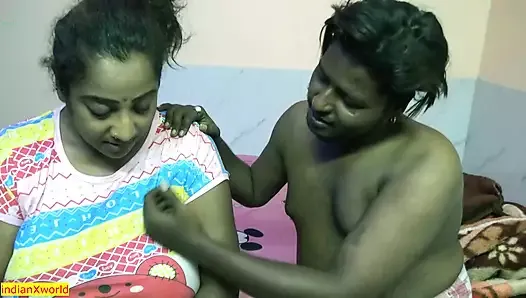 Sexy chica soltera sin cortar sexo India bengalí folla