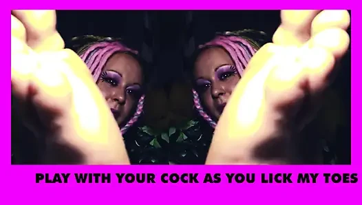 Foot Fetish JOI with Sensual CEI for Gooner Boys with Goddess