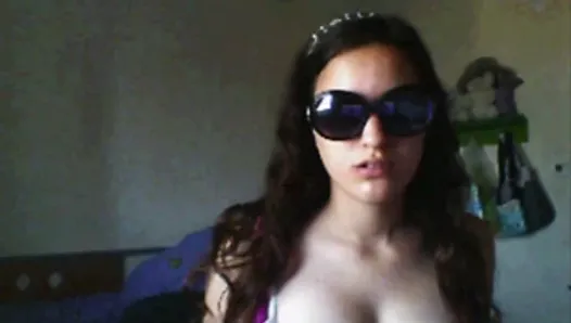Very very beautiful hairy girl in webcam