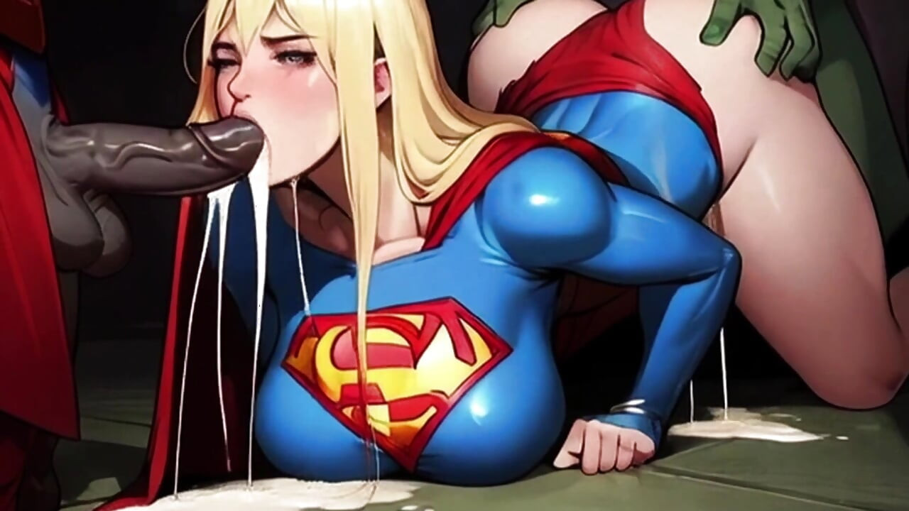 Supergirl Gets Tied Up And Penetrated!