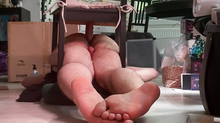 Fucking myself to a handsfree orgasm using a chair