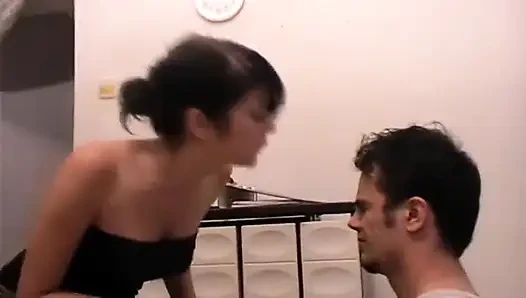 Slave Richie serves as spittoon