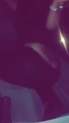 Snapchat тверк в переднем сиденье машины