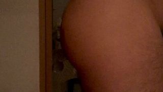 18 cm dildo in mijn jonge ronde jongenskont