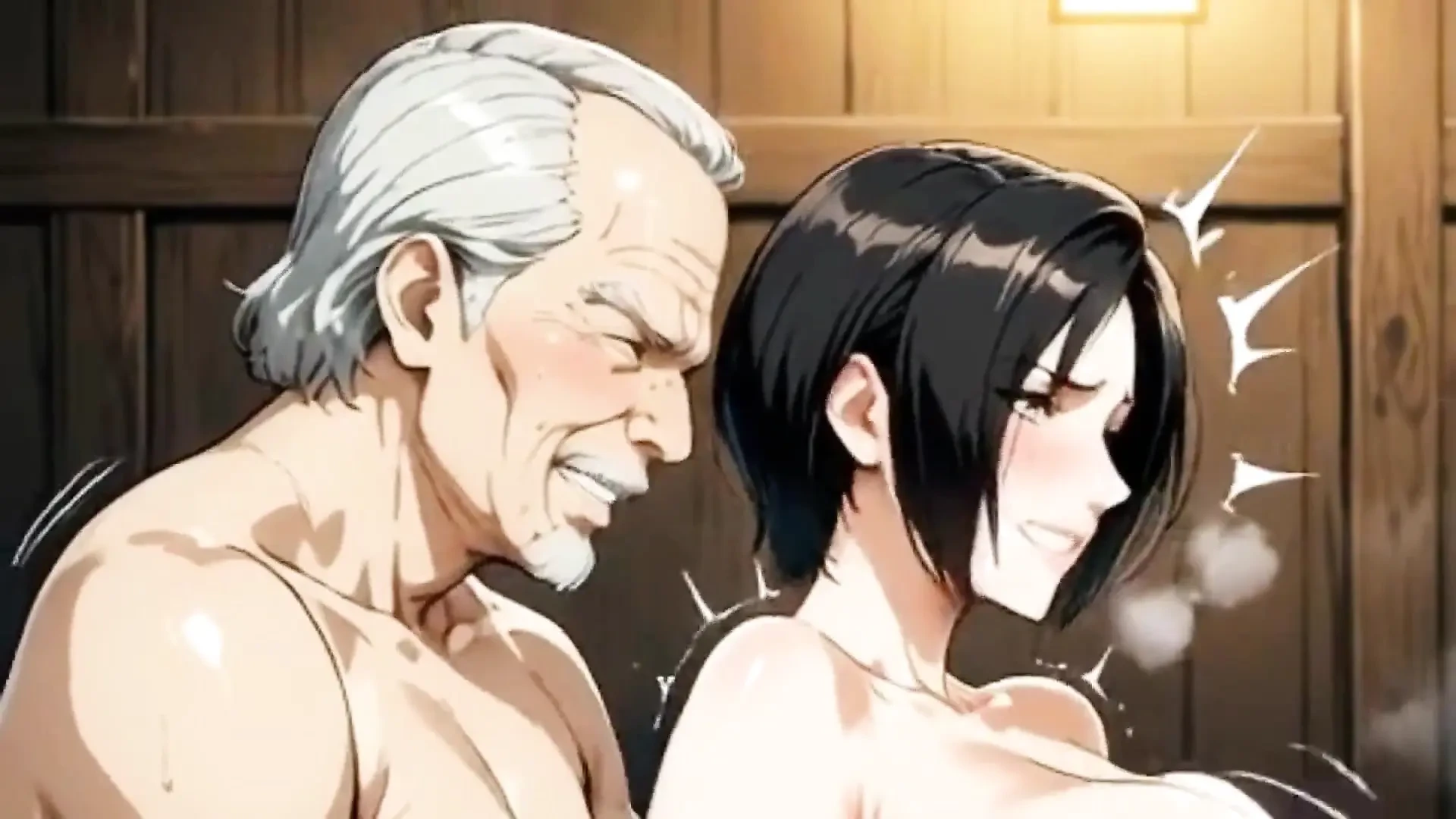 Valentina宝贝喜欢在监狱里拜访和与年长的暴徒发生性关系！动画 Hentai Waifu。