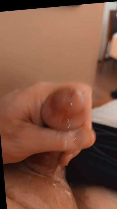 Large cumshot after edging