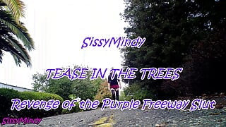 SissyMindy Striptease in the trees