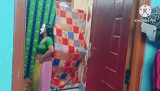 The Boss on His Maid While Changing Dress Then He Seduce and Fuck Her - She Pleading with Moaning