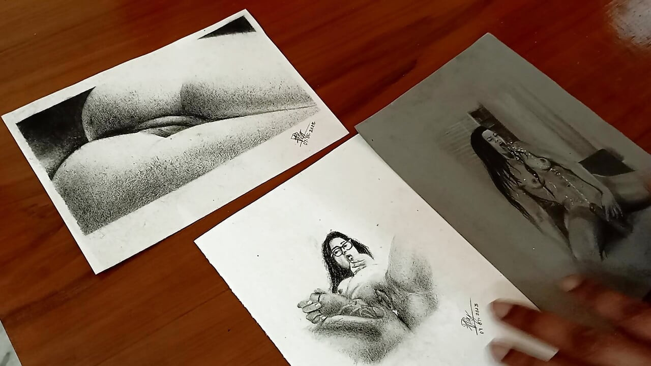 Erotic art or sexy Desi Indian Bhabhi drawing collection being fucked by brother-in-law