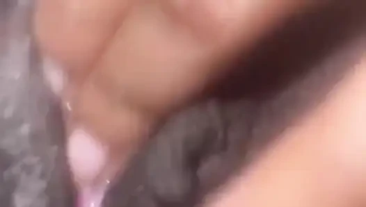 Closeup Rubbing My Big Clit Wet Pussy Moaning Orgasms