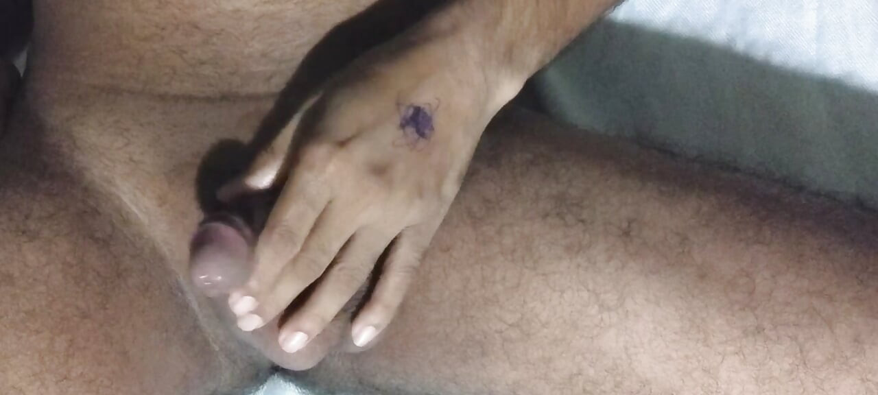 Ejaculation while masturbating at night