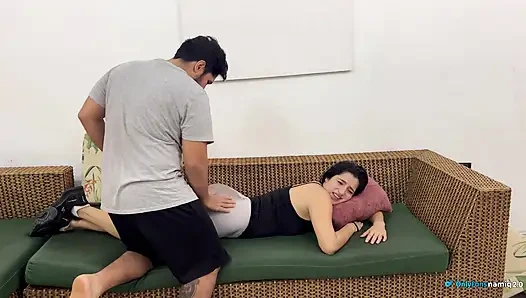 My Neighbor Gets Into an Accident and I Inject Her with My Dick.