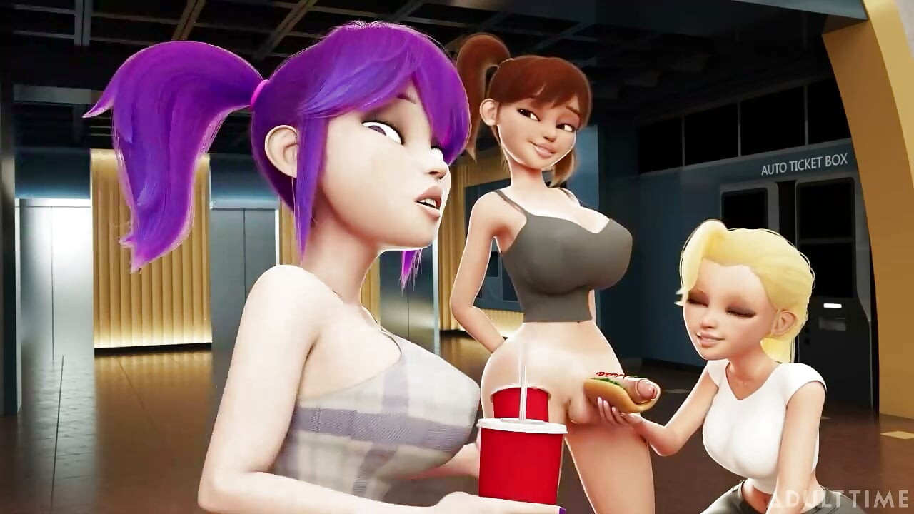 Two futa ari fucking girl