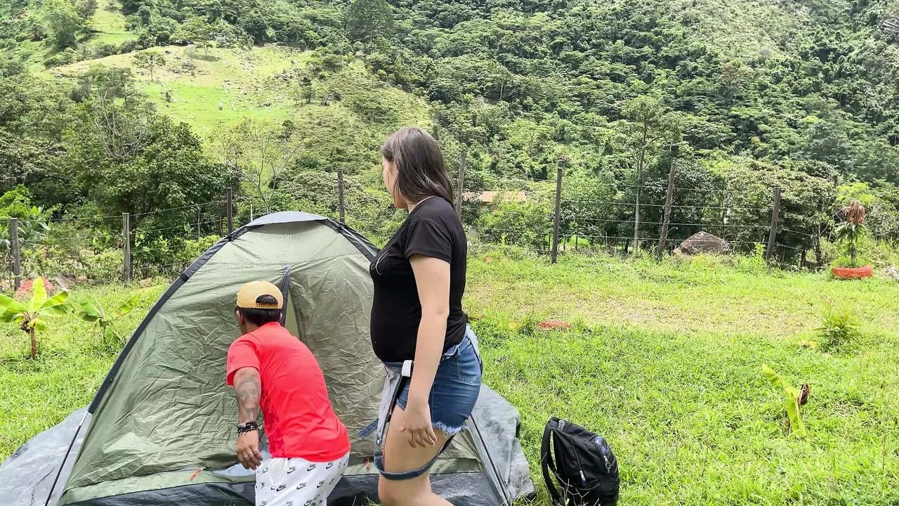 I Take My Rich Pregnant Honeymoon Girlfriend to a Campsite and End up Shoving My Rich, Huge Cock up Her Narrow Ass.