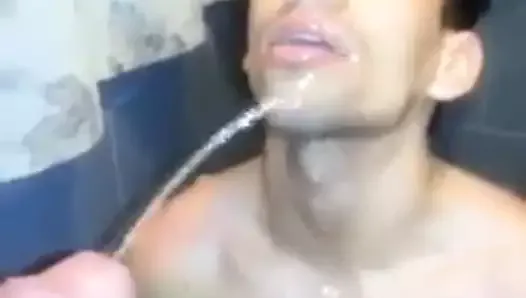 Pissing on face
