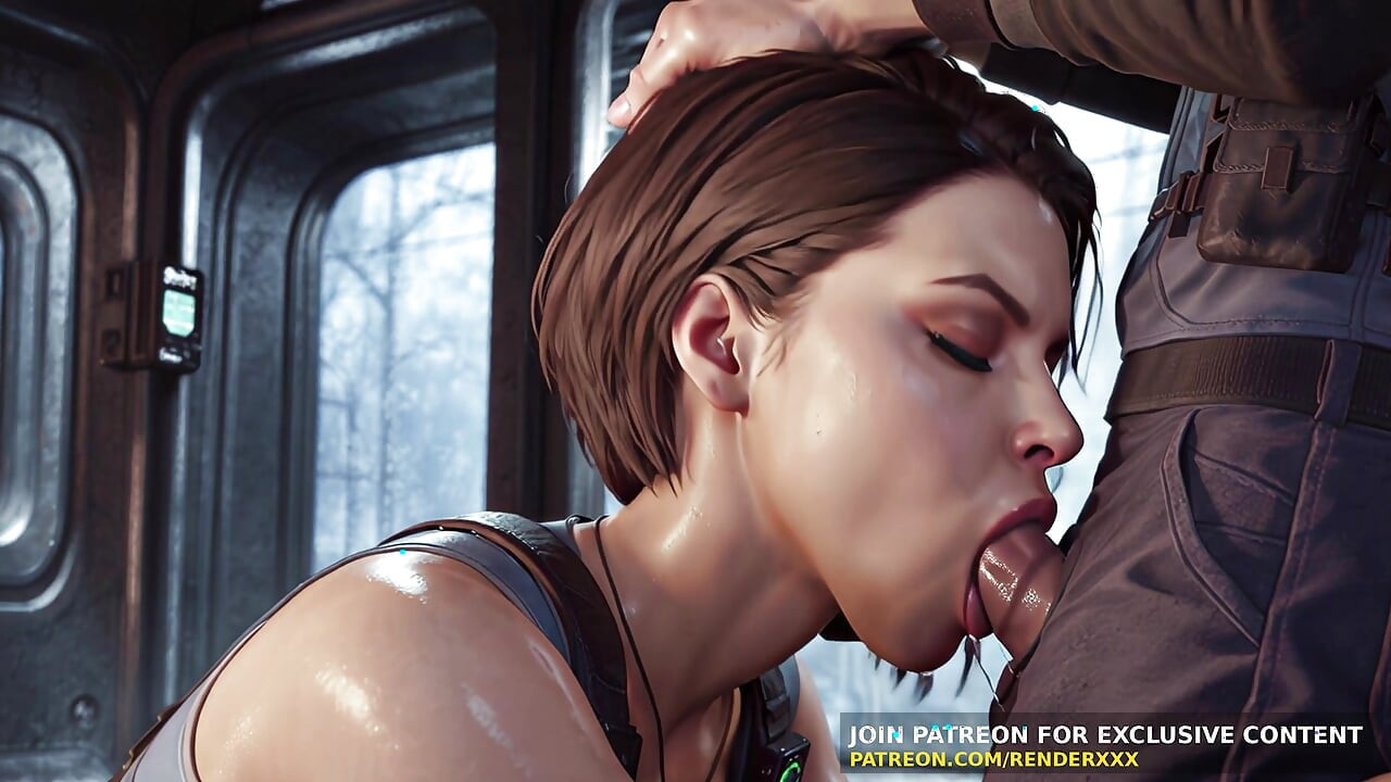 Animasi 3d : resident evil - jill valentine nyepong kontol gaya doggy dientot gaya doggy - hentai tanpa sensor