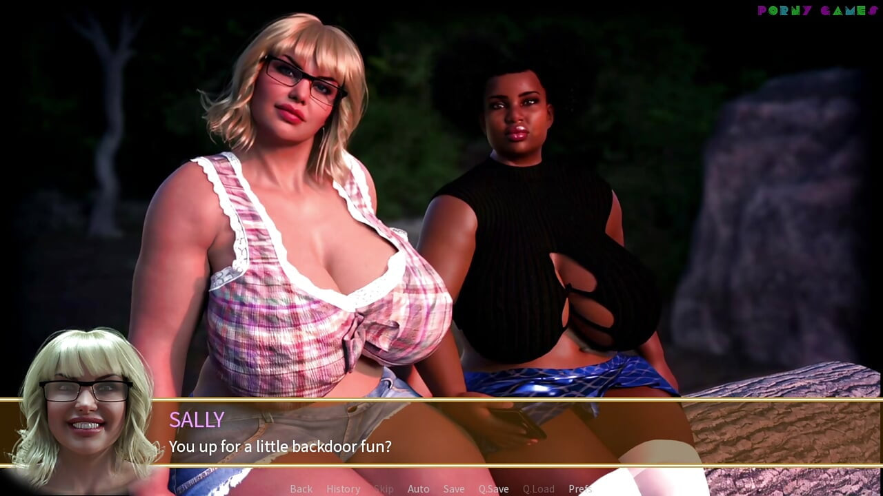 Sin Island av Chaixas: Sex by the Bonfire, BBW trekant 2