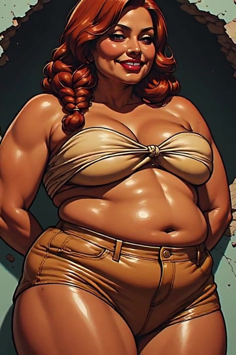 Curvy Sexy Women Art