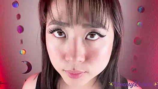 Your Asian Girlfriend Begging for Cum on her Ahegao Face -ASMR JOI
