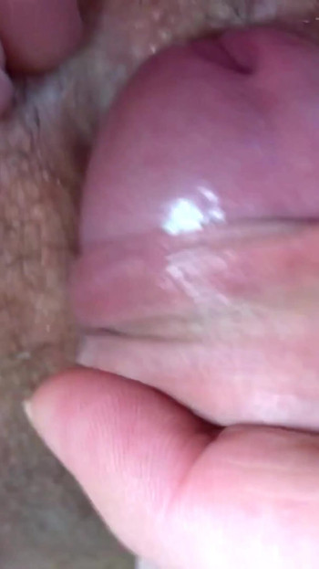 Powerful moment from "Eating and fucking pussy in extreme close up. Female pulsating orgasm with a cock in the pussy. Creampie."