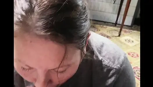 Super sexy cock sucking goddess loves tasting his cum she cums over and over loud orgasms with his cock fucking her face