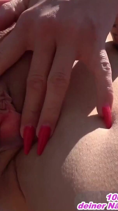 German public creampie sex on street with blonde teen | Clip 2