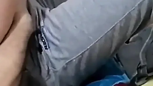 Stepmom Sniffs Her Cummy Thong - It's Not Stepdaddy It's Your Fucking Load!