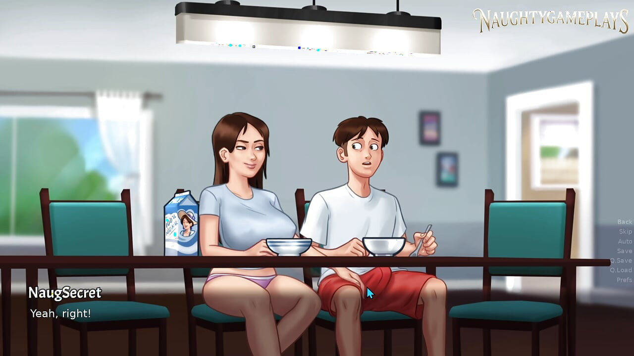Summertime saga parte 51 por DarkCookie, sexy chica culona follada por dotado blanco, juego 3D