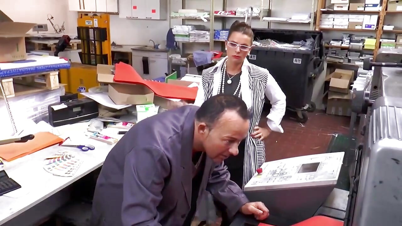 My Hot Slutty Secretary with Big Tits Likes It When I Fuck Her on the Office Table