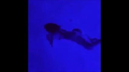 Big Ass Latina swimming