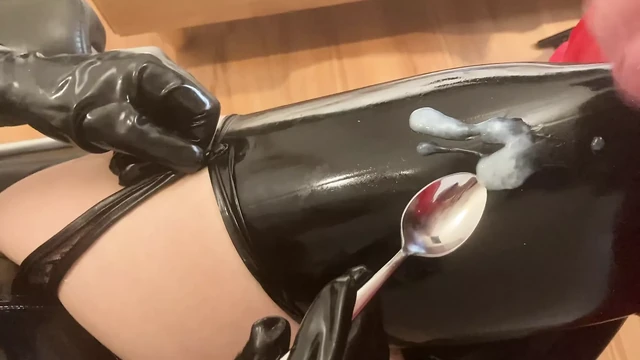 Latex Dildo, Cum Eating, Anal Plug User Request