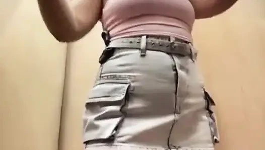 Wireless Vibrator in My Pussy During Shopping at the Mall