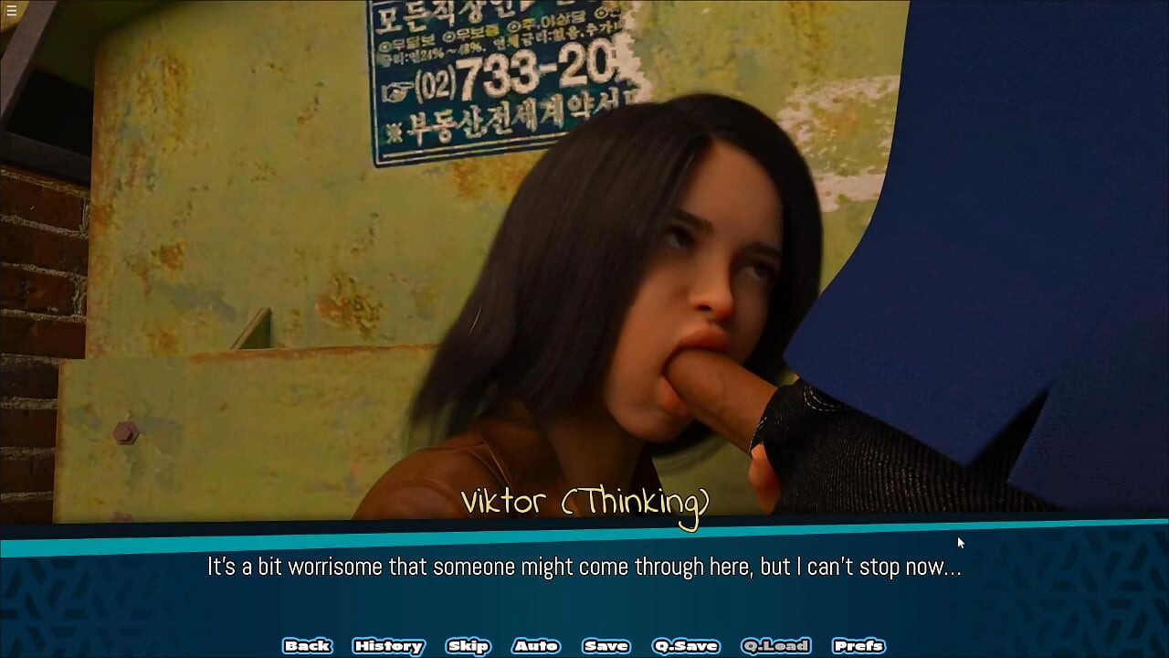 Office Colleague Girl Sucking Viktor Big Cock Almost Caught
