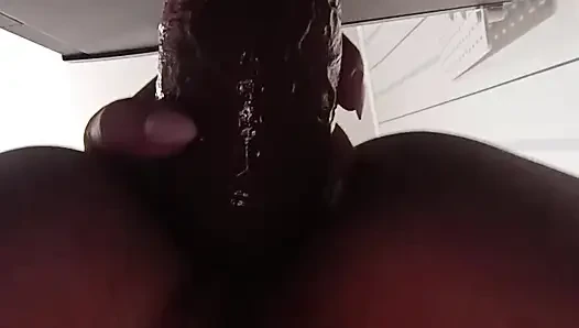 Yakın çekim anal derin dildo