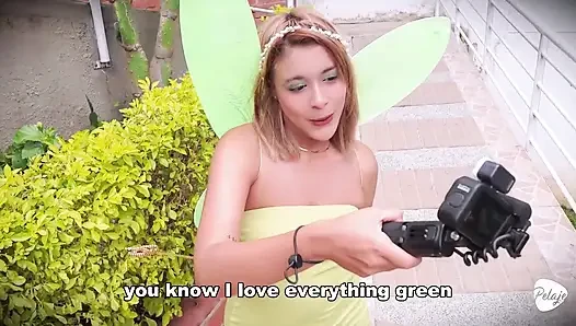 An Innocent Fairy Seeks to Give Peter the Best Gift: Her Pussy.