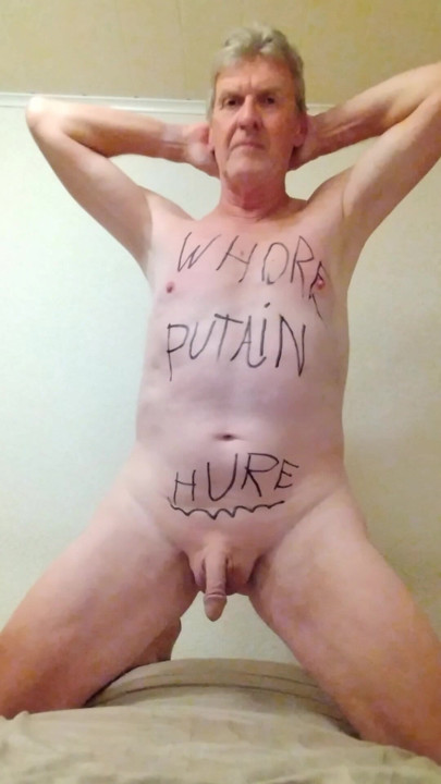 That’s what I want to be: a horny fuck-whore.