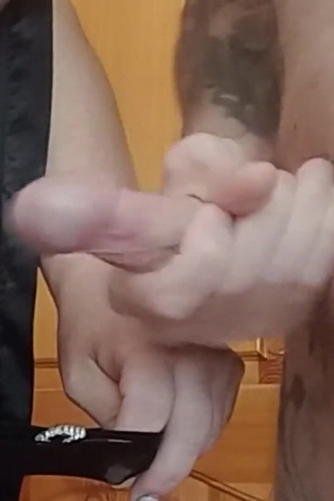Full panties of cum after jerking off #1