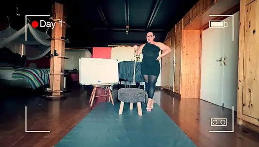 Dominatrix Mistress April - Cane Training Day 1