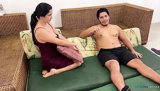 Камень, бумага, ножницы и трах с сводной сестрой!