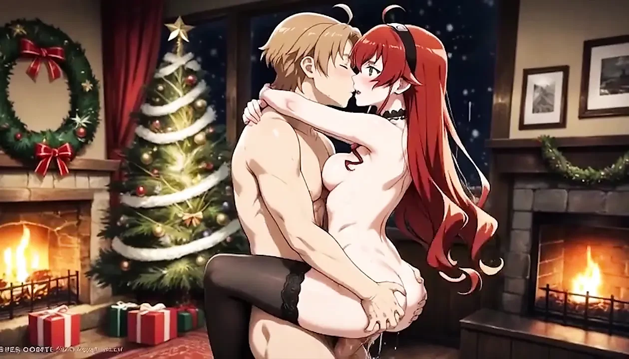 A Very Naughty Christmas: Rudeus and Eris Intimate Moments