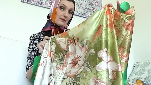 My Shiny Satin Scarves Will Turn You on! Lady Victoria Valente