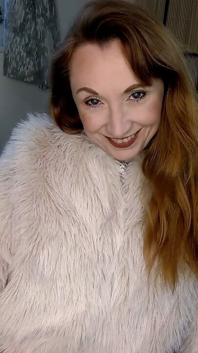 Fur Coat No Panties Cougar Step-stepmom Spit Fetish Blowjob