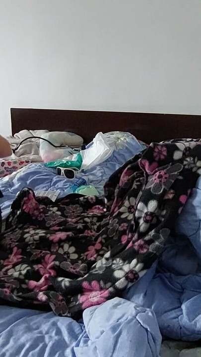 Sexy wife doing chores in the house naked. Cum on wife's big ass. Hot foreplay with a couple, oil massage on the body. | Clip 2