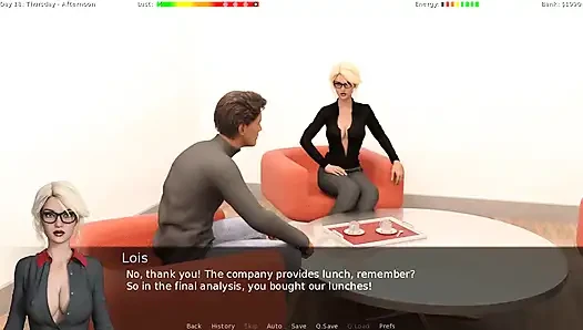 The Roommate Sexy Secretary with Big Fake Tits - Episode 16
