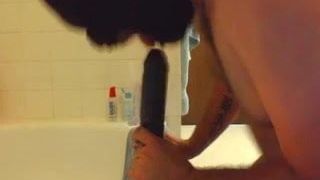Dildo ass to mouth with cumshot