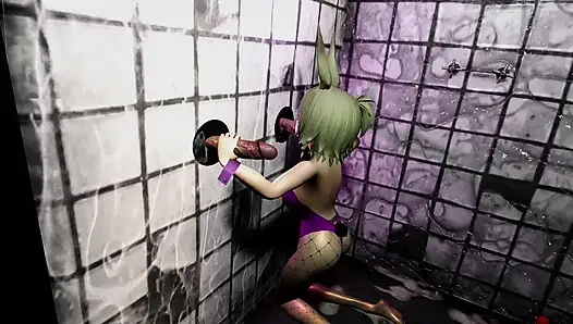 Nach feierabend schmutzige dusche im büro