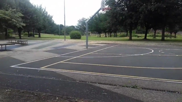 His underwear off in public park