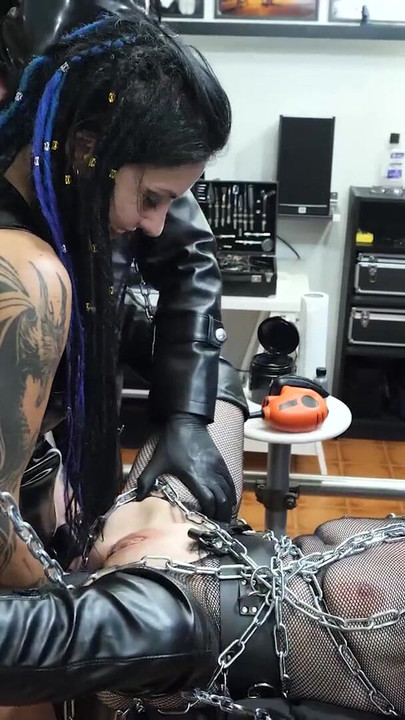 Memorable moment from "Sluts like Cows for Miss Morgana and Master Axel Klinik"