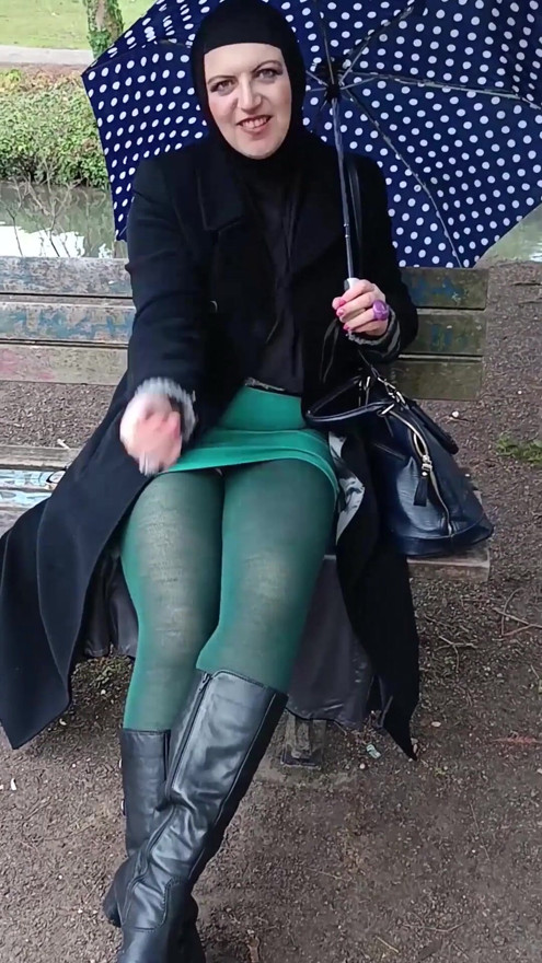 I cheat on my husband with my lover in the park.(Full video on my page) | Clip 1
