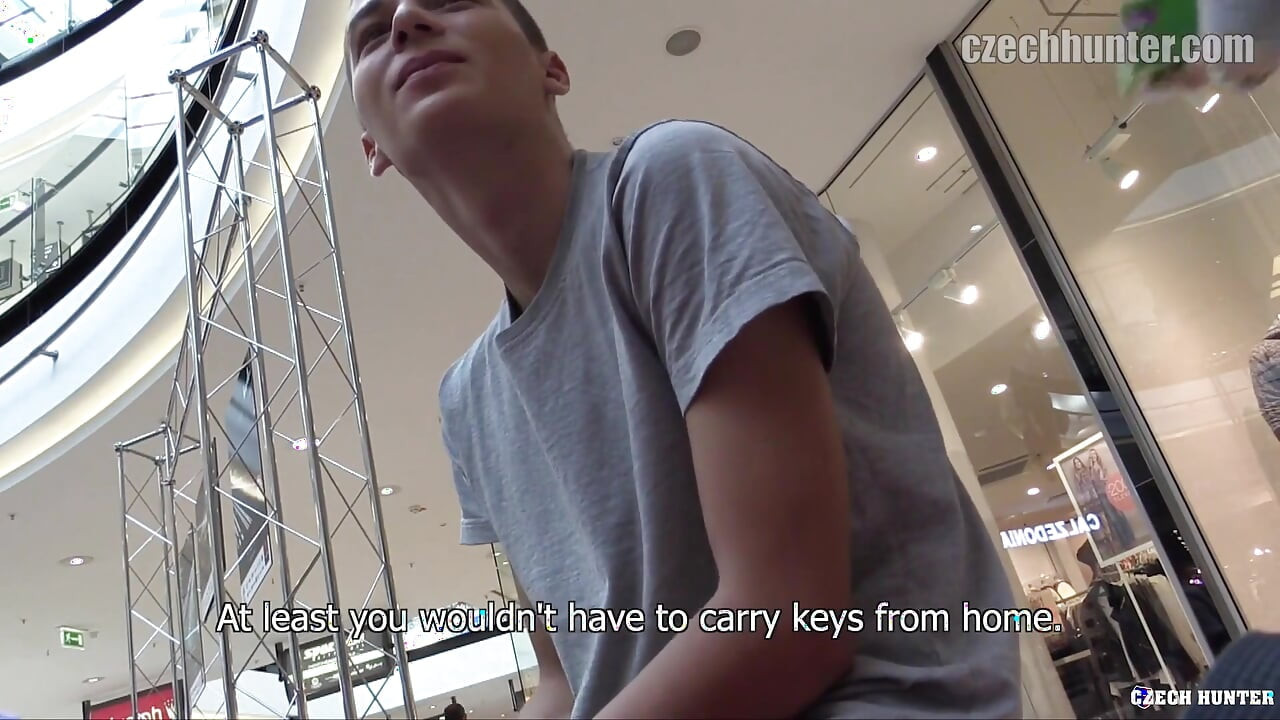 Slim Czech Hunter Buys Underwear From Lonely Before Hot Bareback Doggystyle Action